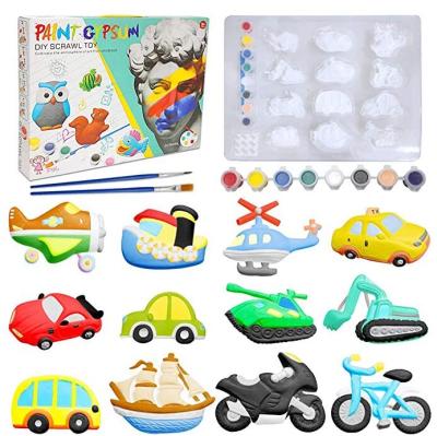 China DIY Environmental Toys with Fabric Painting Colors Blank 3D Arts and Crafts Painting Gift for Kids for sale