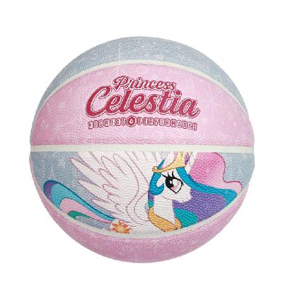 China 5 Size 5 Full Color PU Basket Wear-Resisting Ball for sale