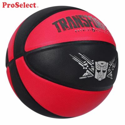 China Proselect Wholesale Red Color 7 PU USA Black Basketball for sale