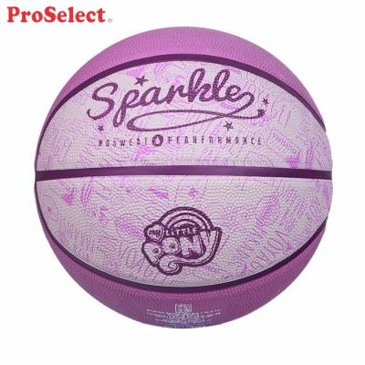 China 7 Proselect Leather Hd Size 7 Indoor Outdoor Hard Rubber Basketball for sale