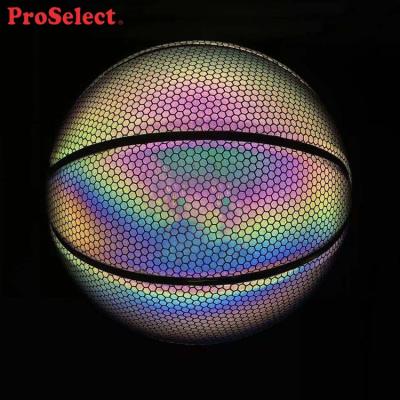 China 7 Proselect Logo Print Size 7 Custom Novelty Quality Grab Ultra Thermal Bonded Basketball for sale