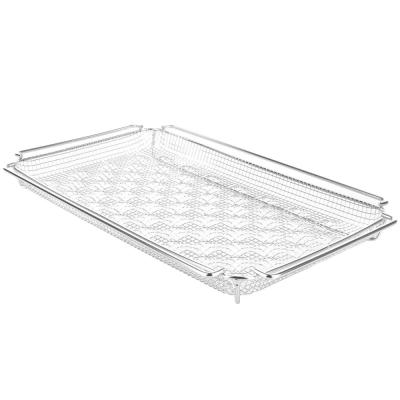 China Rectangular Cooling Oven Parts Metal Wire Rack And Accessories Stainless Steel Basket for sale