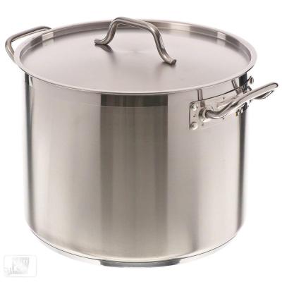 China Sustainable Stainless Steel Kitchen Stock Pot Cooking Pot Cookware Set for sale