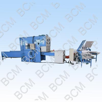 China Fiber Opening& pillow fiber bale opening and pillow filling carding and filling machine for sale