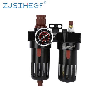 China Hotels BFC2000 BFC3000 BFC4000 1/4 3/8 1/2 Air Compressor Oil Water Separator Filter Regulator Preparation FRL Unit Suit for sale