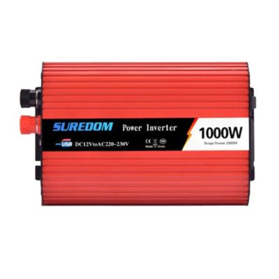 China Dual Dual USB 500W Watt DC 12V/24V to AC 120V/220V Car Power Inverter Charger Converter Adapter Modified Sine Wave 130*115*55mm for sale