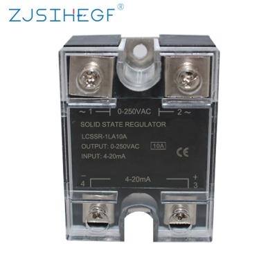 China SSR-VA 0-10V SSR-VD Voltage Regulator Single Phase Voltage Regulator Sealed Solid State Voltage 3-32VDC 10/25/40/60/80/100A for sale