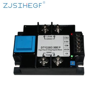 China DTY Single Phase AC Voltage Regulator Solid State Relay 400A Potentiometer Control 220VAC or 380VAC Sealed Module SSR 4-20mA, 0-10V for sale