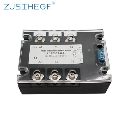 China China Factory ZJSIHEGF SSR Sealed High Quality Three Phase Solid State Relay DC to 3-32VDC AC Control 24-280VAC 10/25/40/60/80A for sale