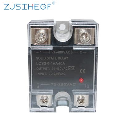 China China Factory Manufacturer Single Phase Solid State Relay Sealed AC Control Temperature Controller AC SSR-AA Application for sale