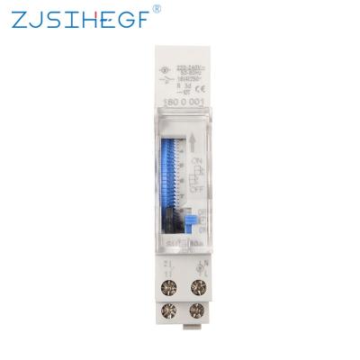 China SUL180a 24 Hour Timer 16A Timer Switch Mechanical Timer Switch 220V 16A 24H Programmable Time Settings 8 Manual/Automatic Controller SUL181H for sale