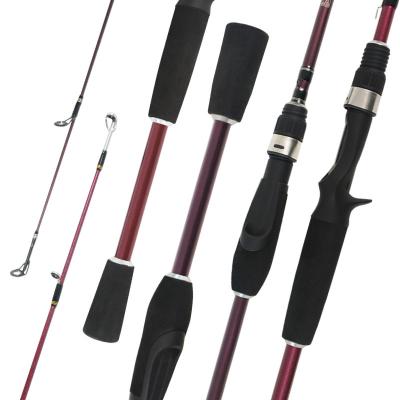 China Carbon XDL Fishing Rod Manufacturer 1.65m 1.8m ML 1 section carbon fiber lure fishing Sea Bass Spinning Casting rods for sale