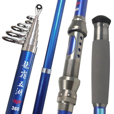 China Carbon XDL OEM 2.1m-3.6m 5-8 sections ceramic guide ring travel rod carbon fiber seawater fishing rod fishing rod for sale