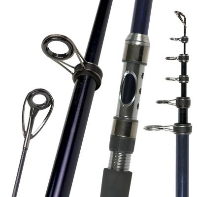 China Carbon XDL Hot selling 3.6m 6 sections ceramic guide ring carp fishing 24t carbon fiber fishing surf rod for sale