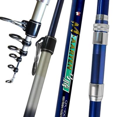 China Carbon XDL Hot selling high carbon 3.6m 3.9m 4.2m 4.5m 5.4m 4-5 section distance throwing cheapest fishing rod for sale