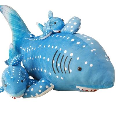 China Children's play plush toys plush toys doll's birthday gift high quality new big shark toy doll children's gift for sale