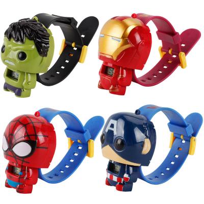 중국 Day/Date High Quality and Reasonable Price Miracle Convertible Children's Digital Watch Fantasy Watch Cartoon Hero Unisex Watch 판매용