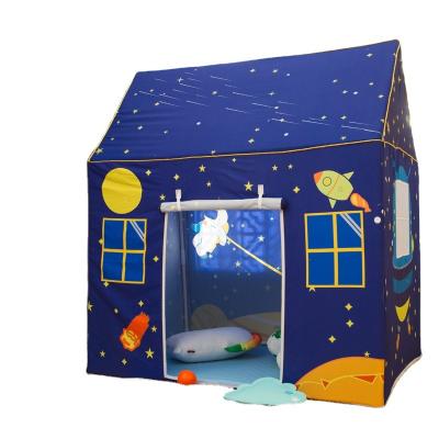 China Diagonal Tether Type New Cartoon Children's Tent Baby Play Room Castle Toy House Baby Tent en venta