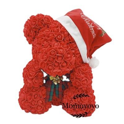 Cina Handmade Preserved Beautiful Rose Teddy Bear Toy Gift for Girlfriend Love Gift in vendita