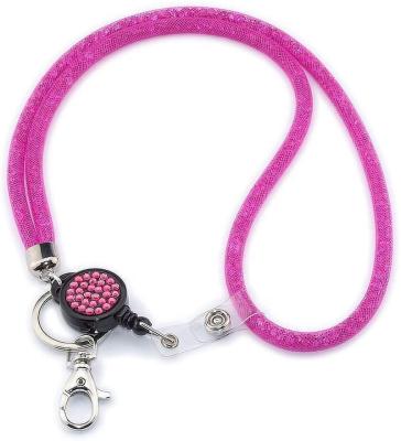 China ECO-friednly Bling ID Card Lanyard for Women 32.9