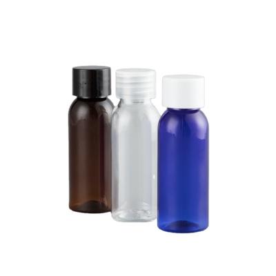 China Packaging Good Quality Customized Material Plastic PET Toner 30ml Serum Screw Cap Easy To Carry Travel Bottle With Inner Plug for sale