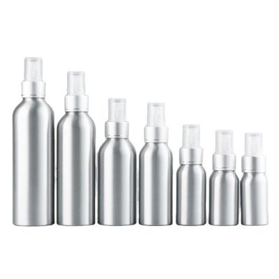 China Personal Care Factory Wholesale Direct Stock 40ml 50ml 100ml 120ml 150ml 200ml 250ml Aluminum Bottles With Sprayer for sale