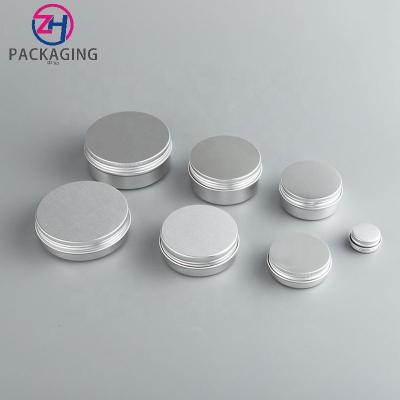 China Factory direct sale cosmetic cheap price classic aluminum cream jar 15G 30G 60G 100G with lid for cosmetics packaging for sale