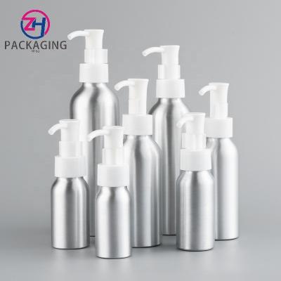 China Factory direct sale 30ml 50ml 100ml 150ml 250ml 500ml personal custom aluminum spray lotion cosmetic skin care pump bottle for skin care for sale