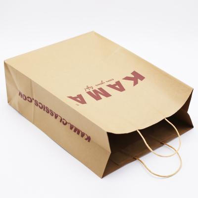 China China Manufacturer Biodegradable Paper Bag Twisted Handle Custom Printing With Your Own Logo for sale