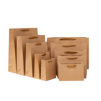 China 2021Custom Biodegradable For Food Grade Kraft Paper Bag Recycled Brown Paper Bag With Kraft Paper Logo Printed Bag for sale