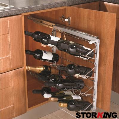 China Sustainable Cabinet Wine Bottle Rack for sale