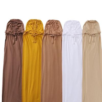 China Custom CCY 2023 New Soft Modal Cotton Hijab Jibab Muslim Women Casual Instant Hijab Islamic Ladies Dubai Hijab Tudung Reday to Wear for sale