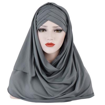 China Custom CCY Hot Muslim Hijabs Styles Rhinestone Instant Jersey Hijabs Jibab Scarves Islamic Musulman Women Headscarfs Ready to Wear for sale