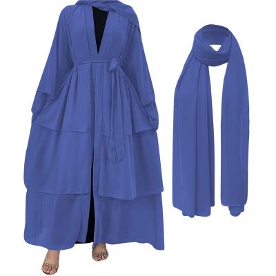 China Chiffon CCY Traditional Muslim Clothing&accessories Women Abayas Scarfs Hajibs Long Sleeve Dress Full Cover Islamic Dubai Prayer Robe for sale