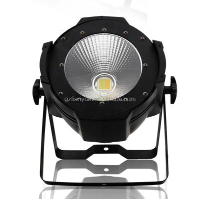 China Whole Sale Professional Hotel Stage Lighting DMX 512 Control 100w Warm White Cob Led Par Light for sale