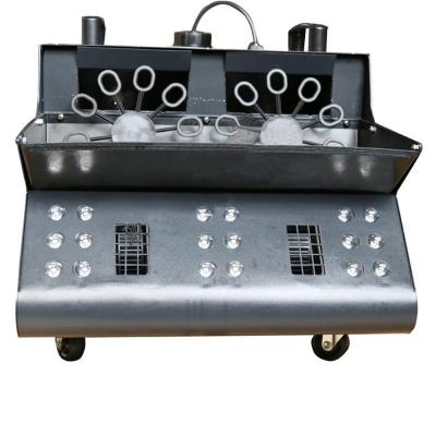 China 1500w iron led two wheel bar wedding disco fog bbble machine for sale