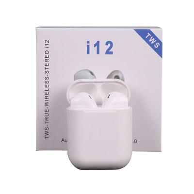 China 2021 Mini TWS i12 In-ear Stereo Audifonos Earbuds Jieli 6956 Portable Wireless Earphone BT 5.0 Earphone for sale