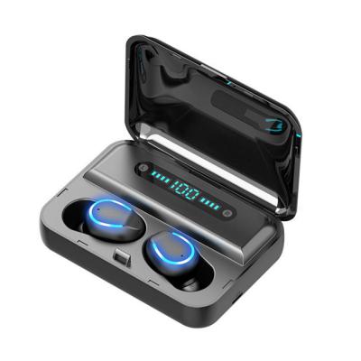 China Box Perfect Sound Charging Earphone TWS Noise Cancel Earbud Mini Waterproof Wireless Earphone F9-5U for sale