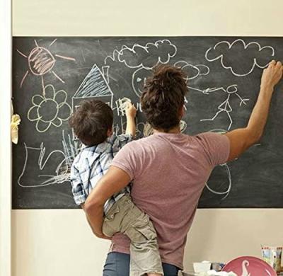 China Wholesale Adhesive WALL STICKER Chalkboard Wall Sticker 45cmx200cm Blackboard Sticker for sale