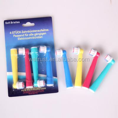 China 4 Colors Household Electric Oral EB-17A Toothbrush Heads Colorful Replacement for sale