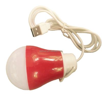 China Desktop USB LED Bulb Light with 1m Cable Camp LED Light for sale