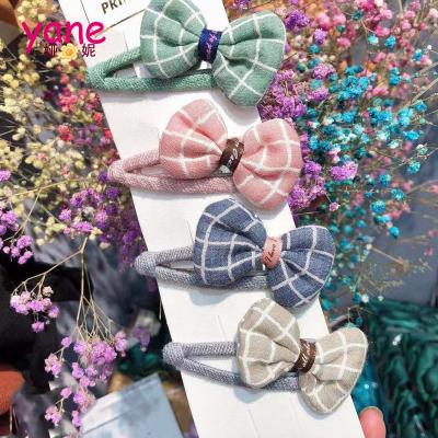 China Kids Hair Clip Child Hair Clip Small Bow Hair Clips For Baby Covered Cloth Clip For Hair for sale