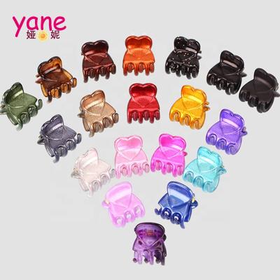 China Wholesale beautiful and cute hair accessories about decorative glitter mini hair claw for girl for sale