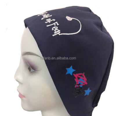 China Eco-Friendly Nurse Caps Custom Logo Print Embroidery Scrub Hats With Buttons for sale