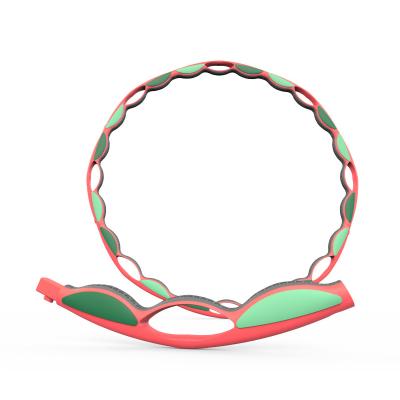 China Detachable Weighted Plastic Polynesian Dance Hoola Circles Exercise Ring Eco-friendly Durable Fitness For Kids and Adultsa for sale