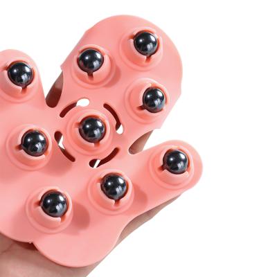 China Nine Beads Comfortable Massager Abdomen Roller Kneading Instrument Dredging Full Body Meridians Brush 360 Degree Massager for sale