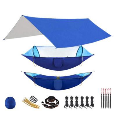 China Convenient Outdoor Camping Hammock with Mosquito Net and Sun Shelter Tarp Tent Canopies for Outdoor Events for sale