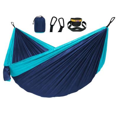 China 2022 Modern Factory Direct New Product New Product Backpacking Backyard Hammock Outdoor Double Parachute 210T Heavy Duty Nylon Hammock Swings for sale