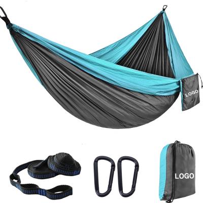 China Factory customization new modern lightweight parachute hammock nylon outdoor hammock swing camping chair for sale