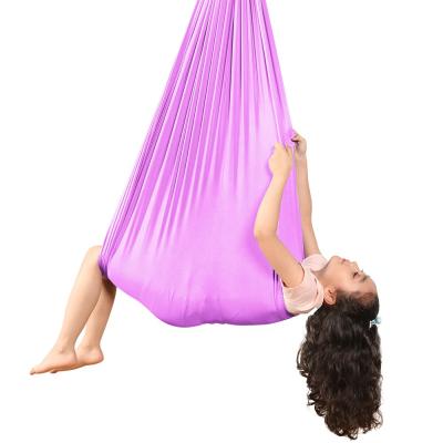 China Modern Factory Color Size Logo Lightweight Indoor Home Swing Yoga Hammock Direct Customized For Kids Play for sale